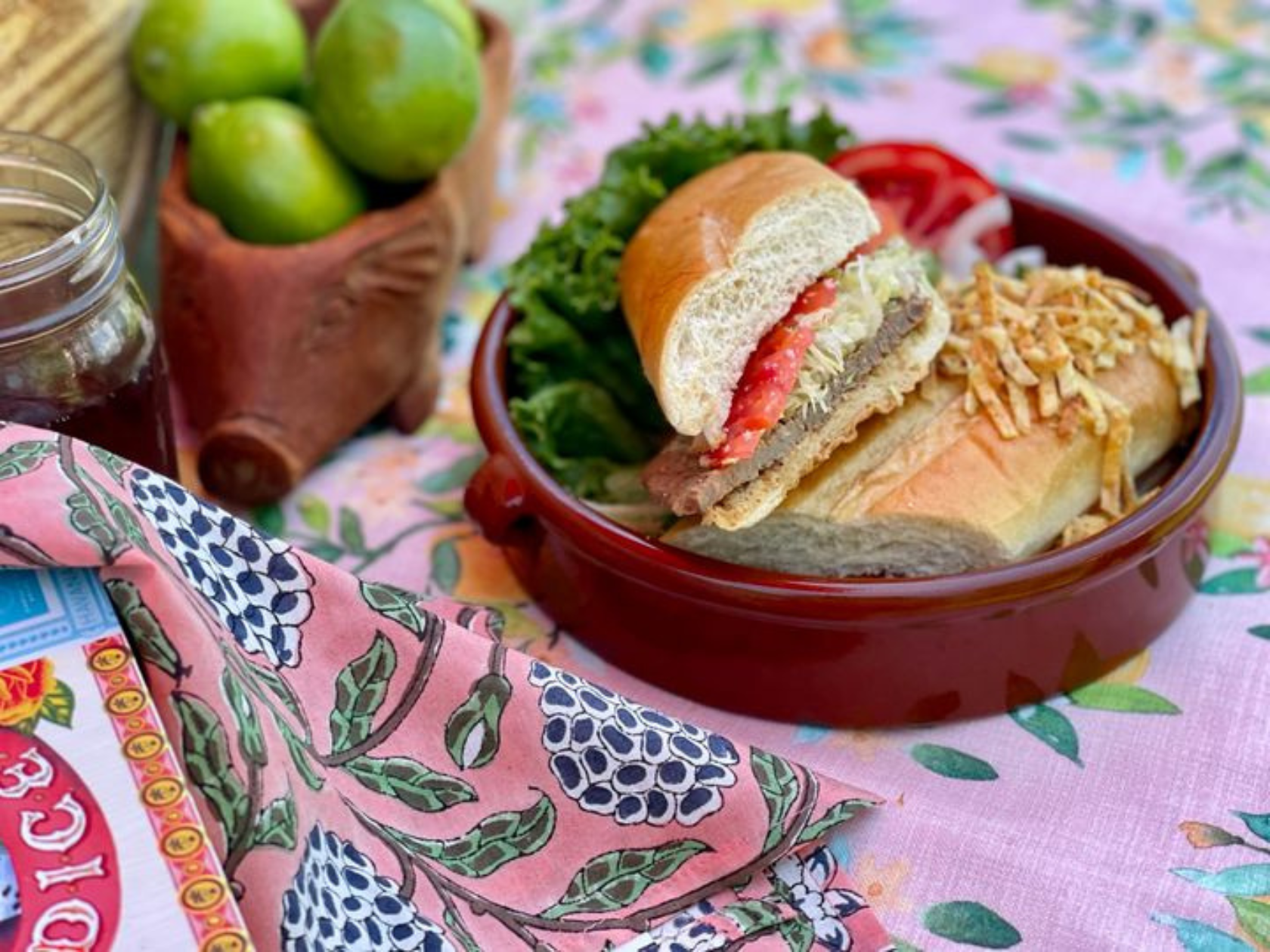 A hot and ready Cubano Sandwich 